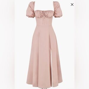 House of CB - Tallulah Puff Sleeve Midi Dress